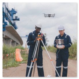 Industriële site gefilmd met drone